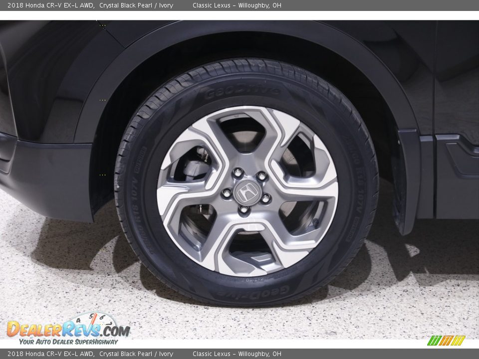 2018 Honda CR-V EX-L AWD Crystal Black Pearl / Ivory Photo #22