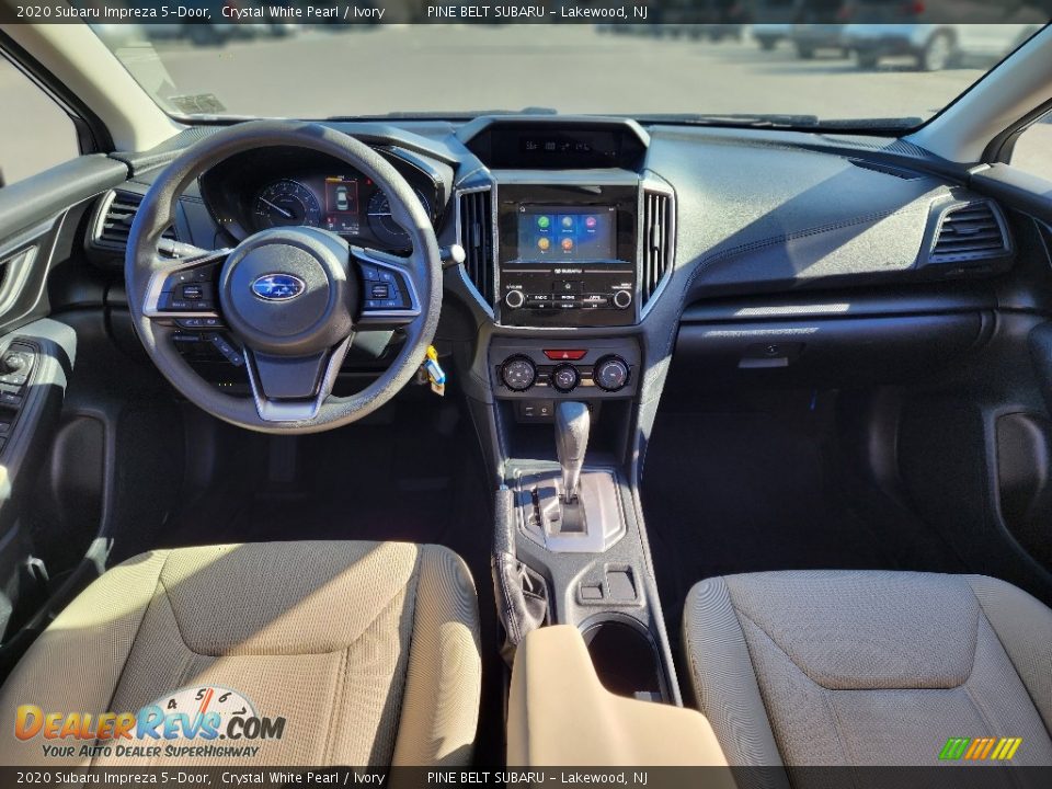 2020 Subaru Impreza 5-Door Crystal White Pearl / Ivory Photo #4