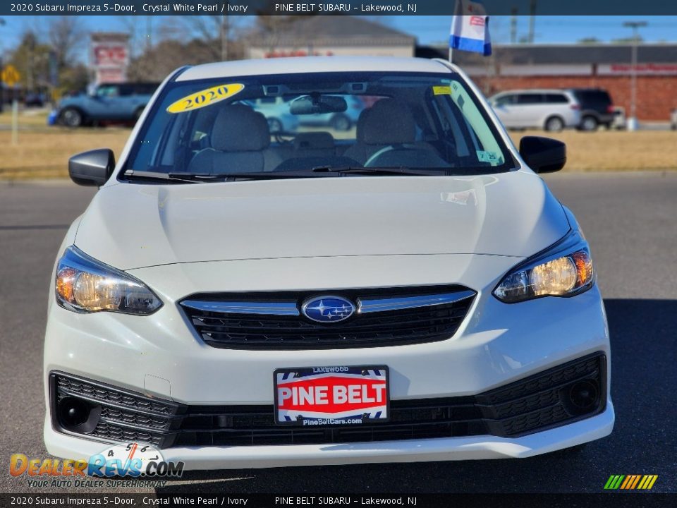 2020 Subaru Impreza 5-Door Crystal White Pearl / Ivory Photo #12