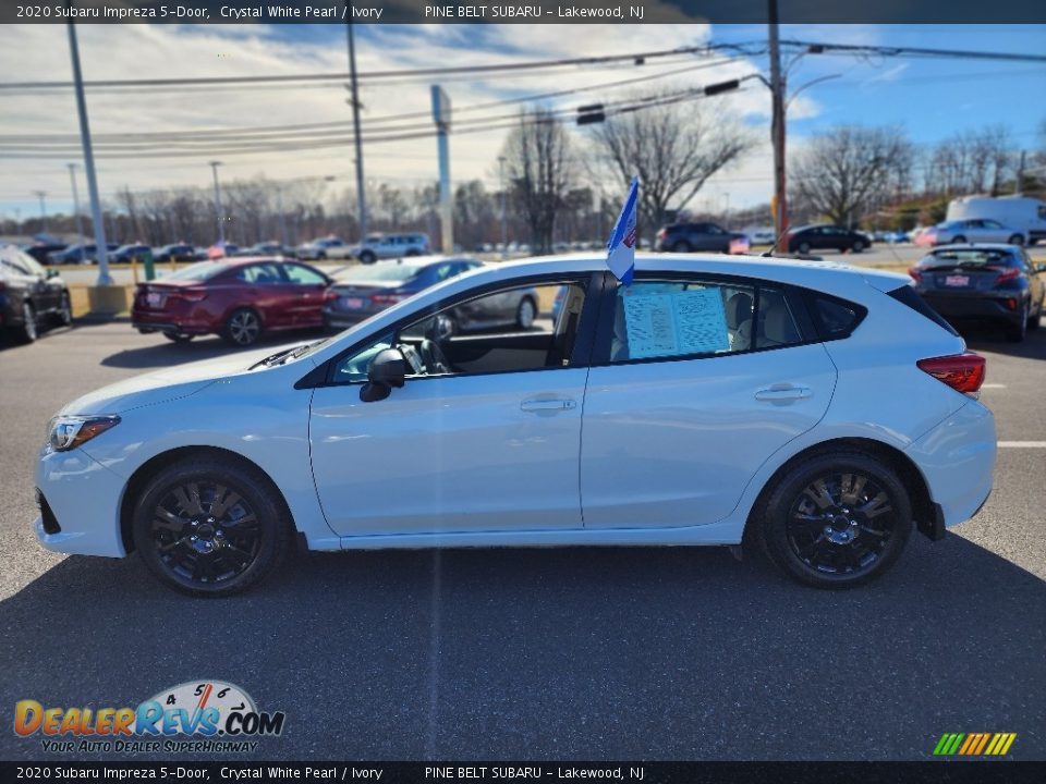 2020 Subaru Impreza 5-Door Crystal White Pearl / Ivory Photo #15