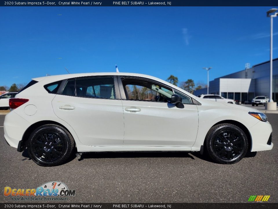 2020 Subaru Impreza 5-Door Crystal White Pearl / Ivory Photo #19