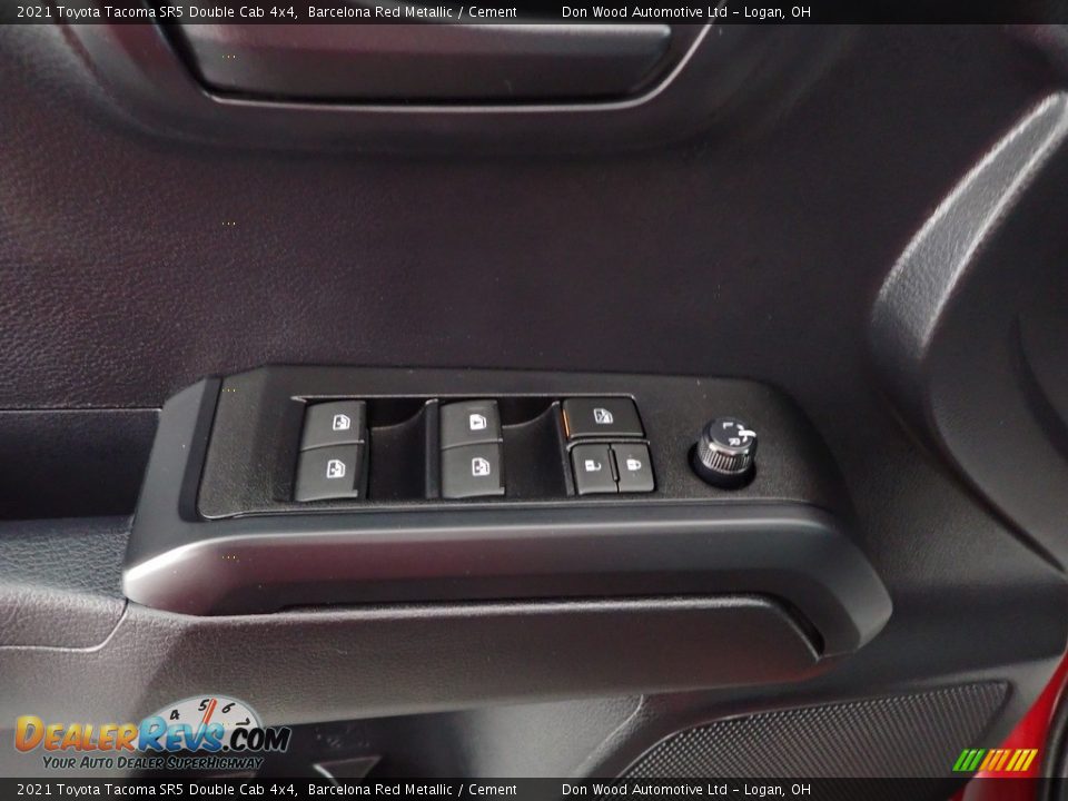 2021 Toyota Tacoma SR5 Double Cab 4x4 Barcelona Red Metallic / Cement Photo #12