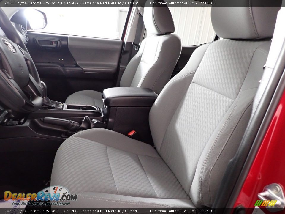 2021 Toyota Tacoma SR5 Double Cab 4x4 Barcelona Red Metallic / Cement Photo #13