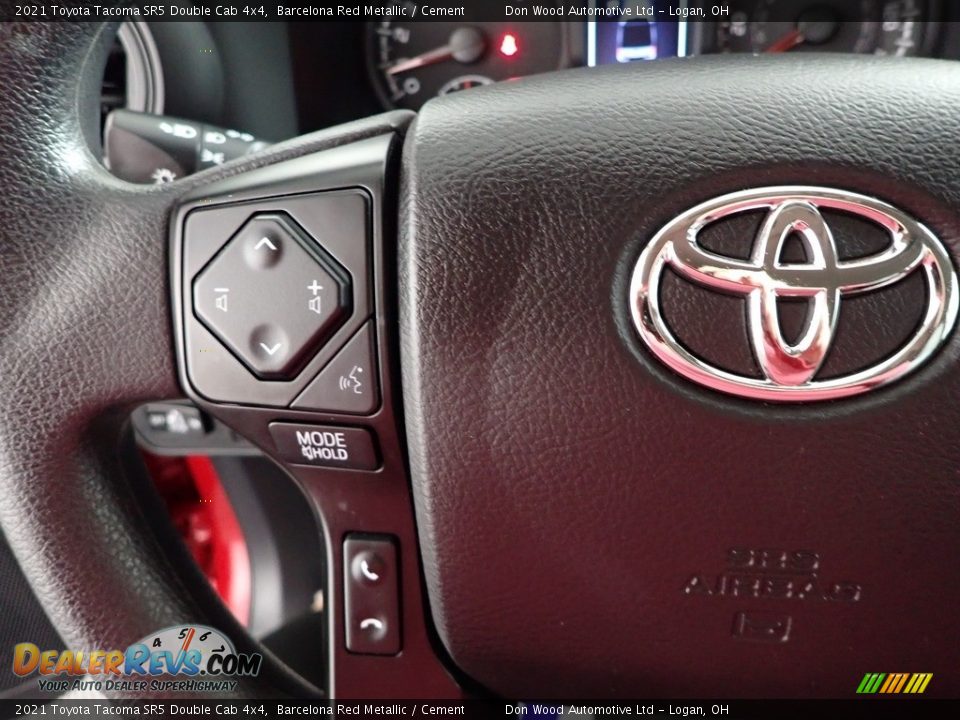 2021 Toyota Tacoma SR5 Double Cab 4x4 Barcelona Red Metallic / Cement Photo #15