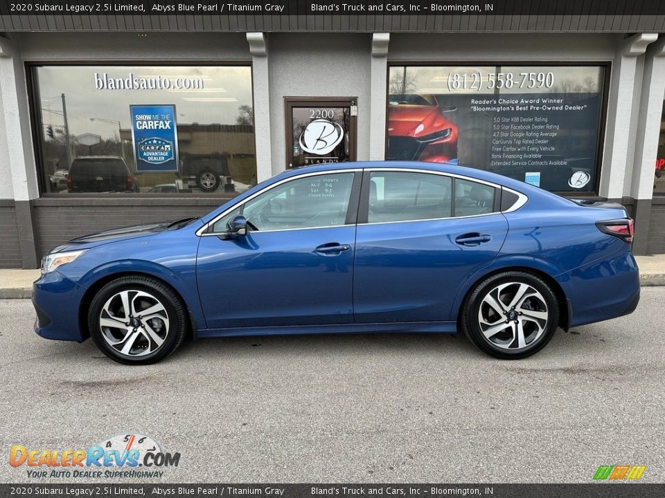 2020 Subaru Legacy 2.5i Limited Abyss Blue Pearl / Titanium Gray Photo #1