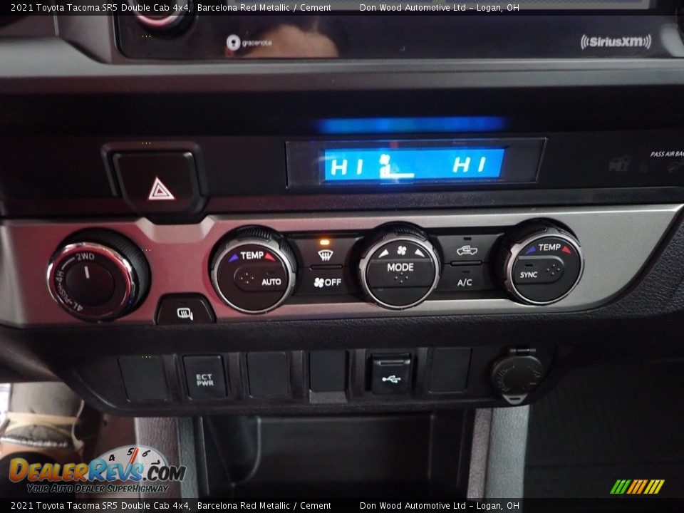 2021 Toyota Tacoma SR5 Double Cab 4x4 Barcelona Red Metallic / Cement Photo #18