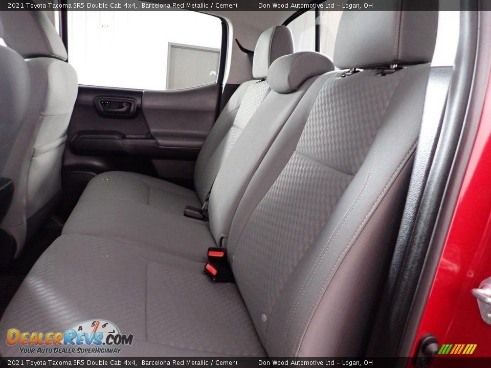 2021 Toyota Tacoma SR5 Double Cab 4x4 Barcelona Red Metallic / Cement Photo #22
