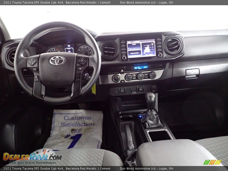 2021 Toyota Tacoma SR5 Double Cab 4x4 Barcelona Red Metallic / Cement Photo #23