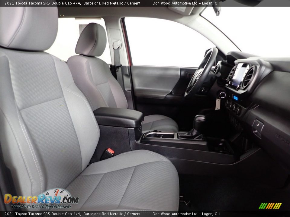 2021 Toyota Tacoma SR5 Double Cab 4x4 Barcelona Red Metallic / Cement Photo #25