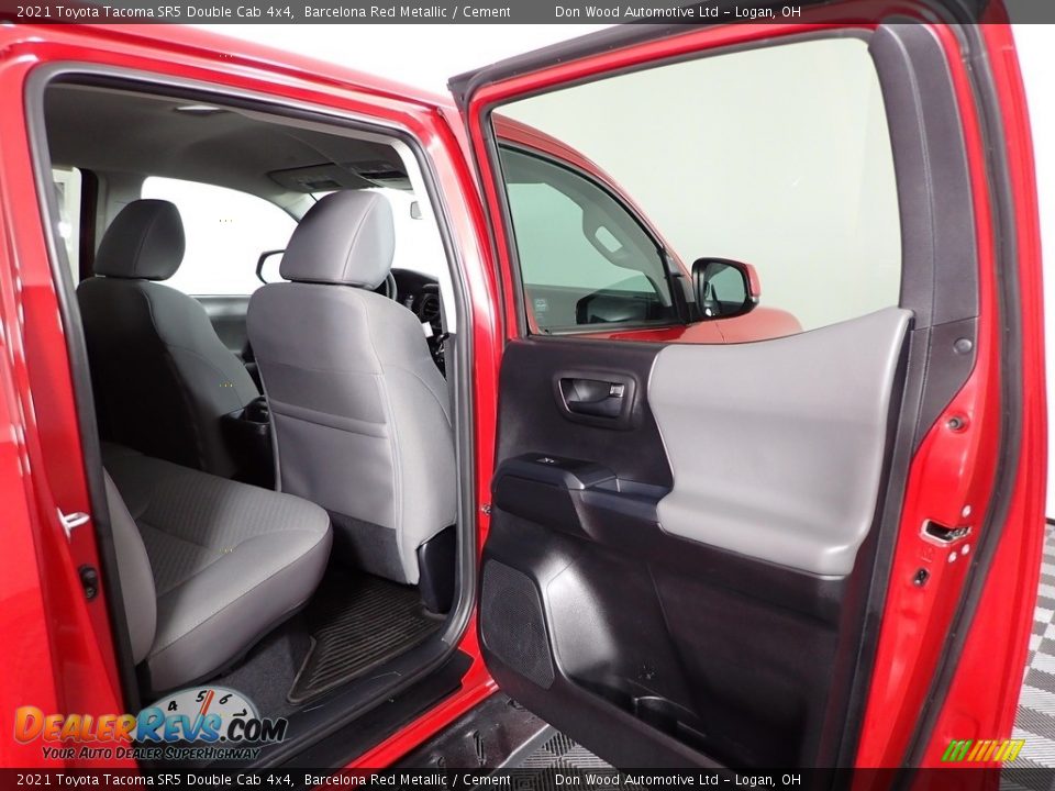 2021 Toyota Tacoma SR5 Double Cab 4x4 Barcelona Red Metallic / Cement Photo #26