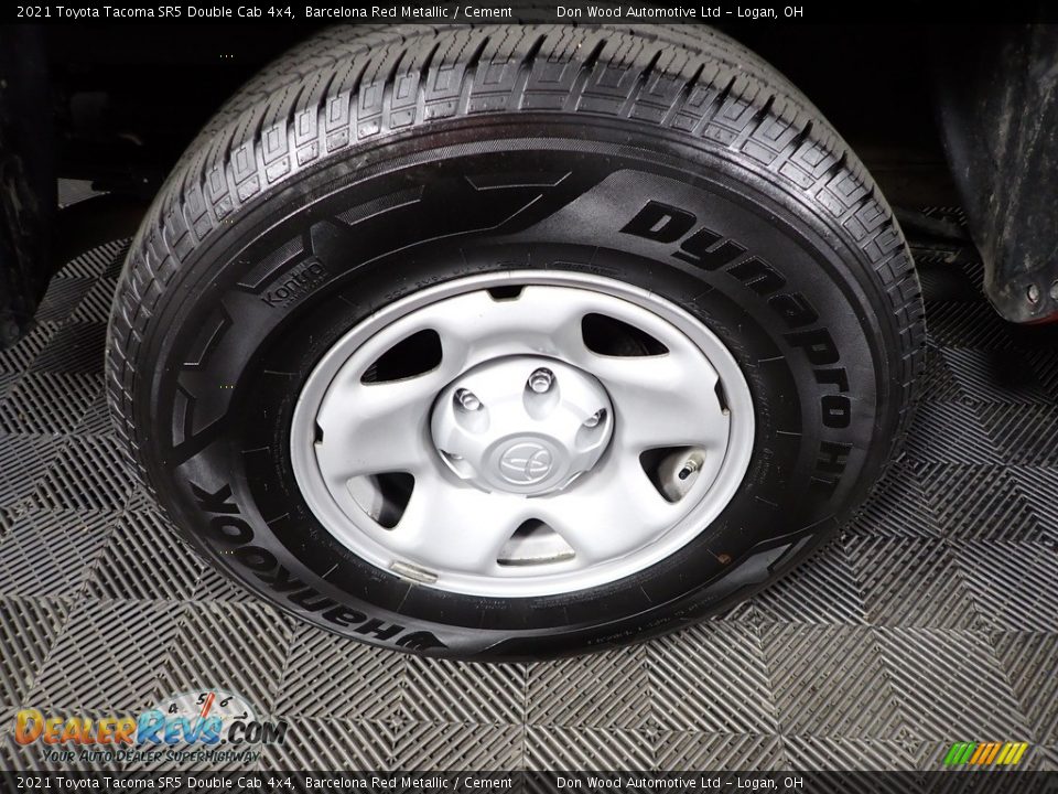2021 Toyota Tacoma SR5 Double Cab 4x4 Barcelona Red Metallic / Cement Photo #28