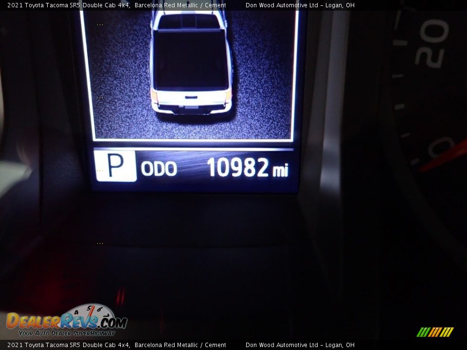 2021 Toyota Tacoma SR5 Double Cab 4x4 Barcelona Red Metallic / Cement Photo #29