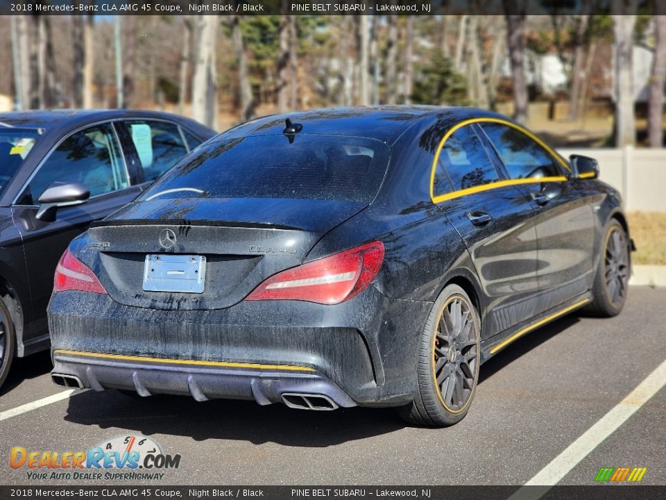 2018 Mercedes-Benz CLA AMG 45 Coupe Night Black / Black Photo #7