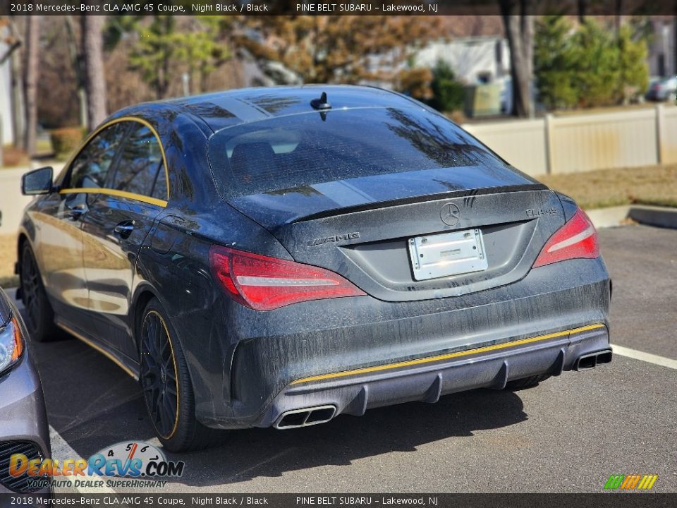 2018 Mercedes-Benz CLA AMG 45 Coupe Night Black / Black Photo #9