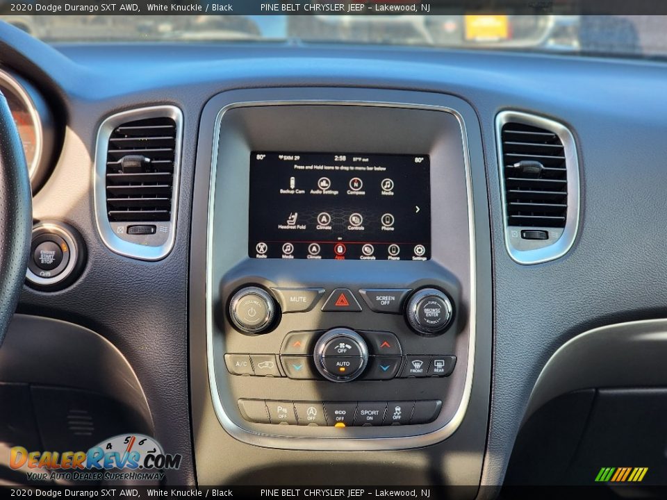 2020 Dodge Durango SXT AWD White Knuckle / Black Photo #3