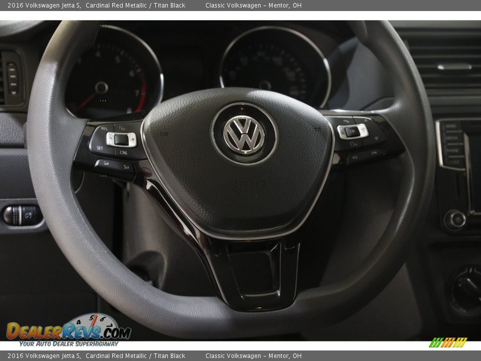 2016 Volkswagen Jetta S Steering Wheel Photo #7
