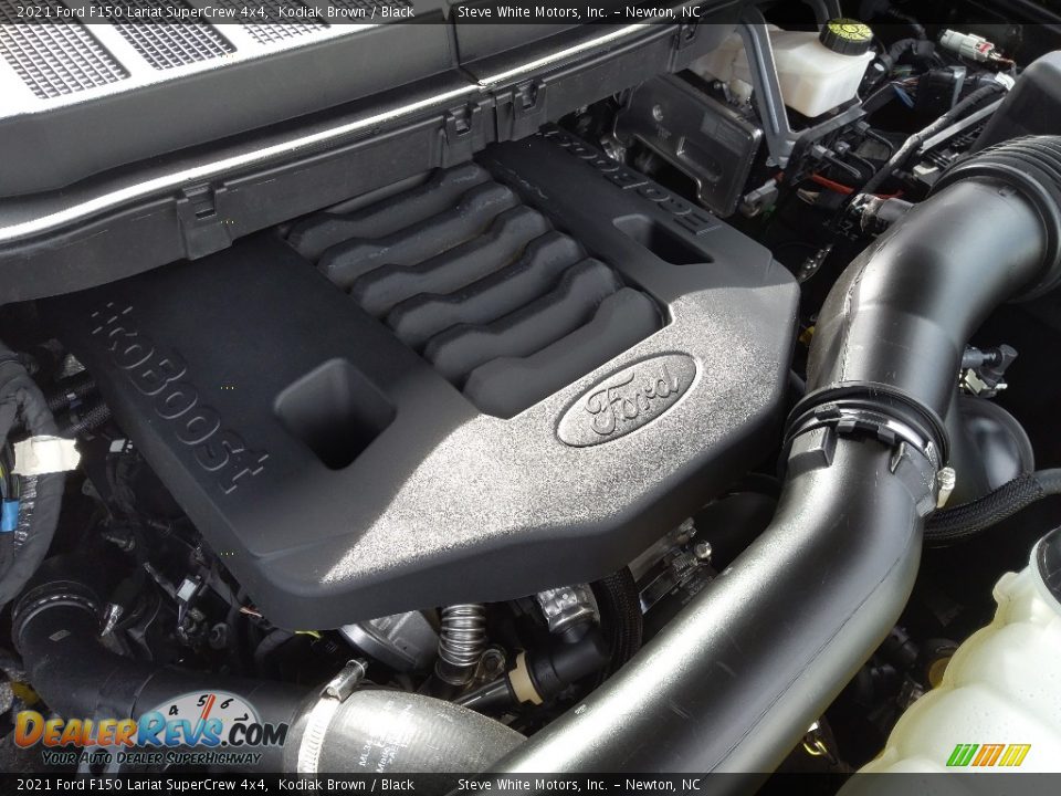 2021 Ford F150 Lariat SuperCrew 4x4 Kodiak Brown / Black Photo #13
