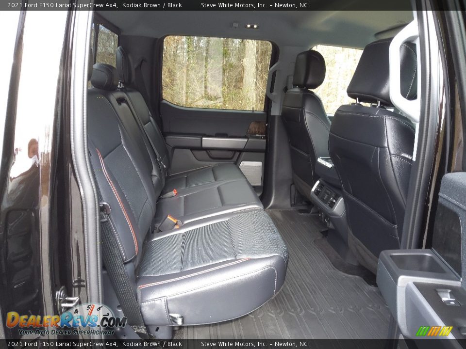 Rear Seat of 2021 Ford F150 Lariat SuperCrew 4x4 Photo #18
