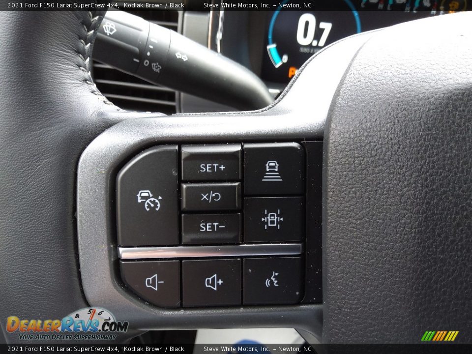 2021 Ford F150 Lariat SuperCrew 4x4 Steering Wheel Photo #22