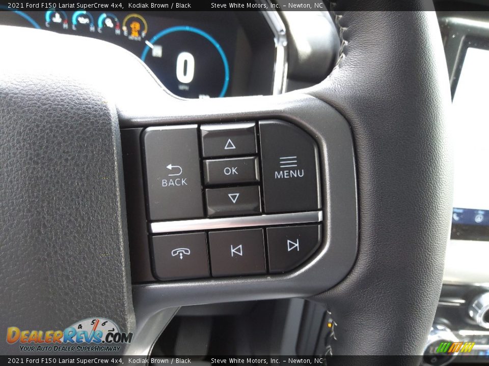 2021 Ford F150 Lariat SuperCrew 4x4 Steering Wheel Photo #23