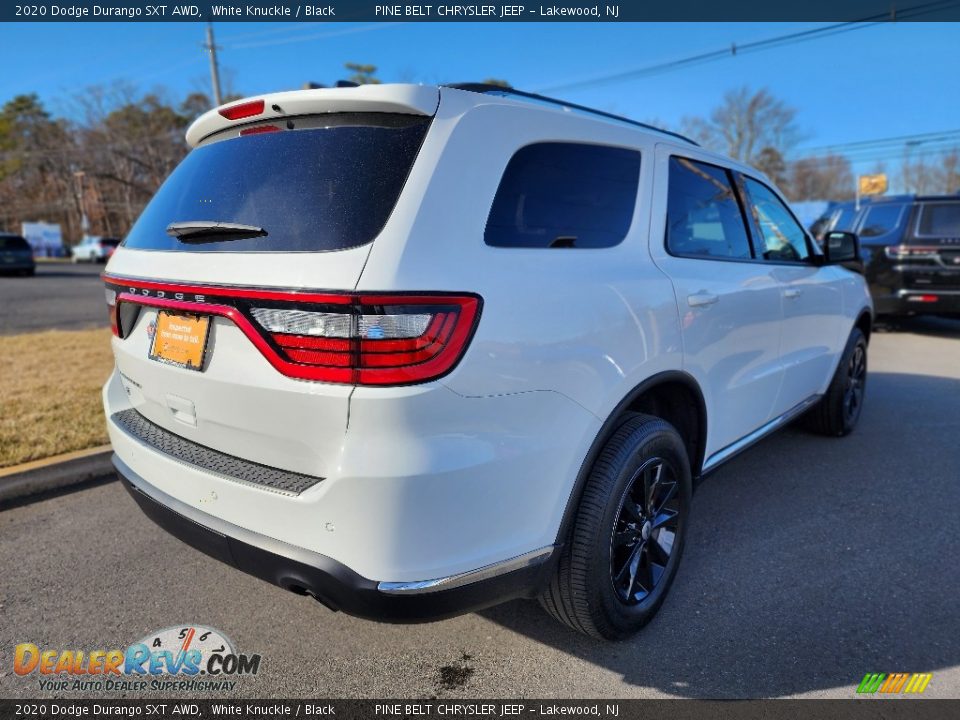 2020 Dodge Durango SXT AWD White Knuckle / Black Photo #19