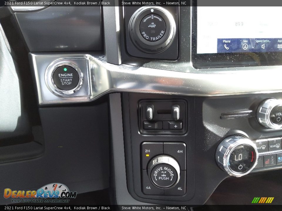 2021 Ford F150 Lariat SuperCrew 4x4 Kodiak Brown / Black Photo #25
