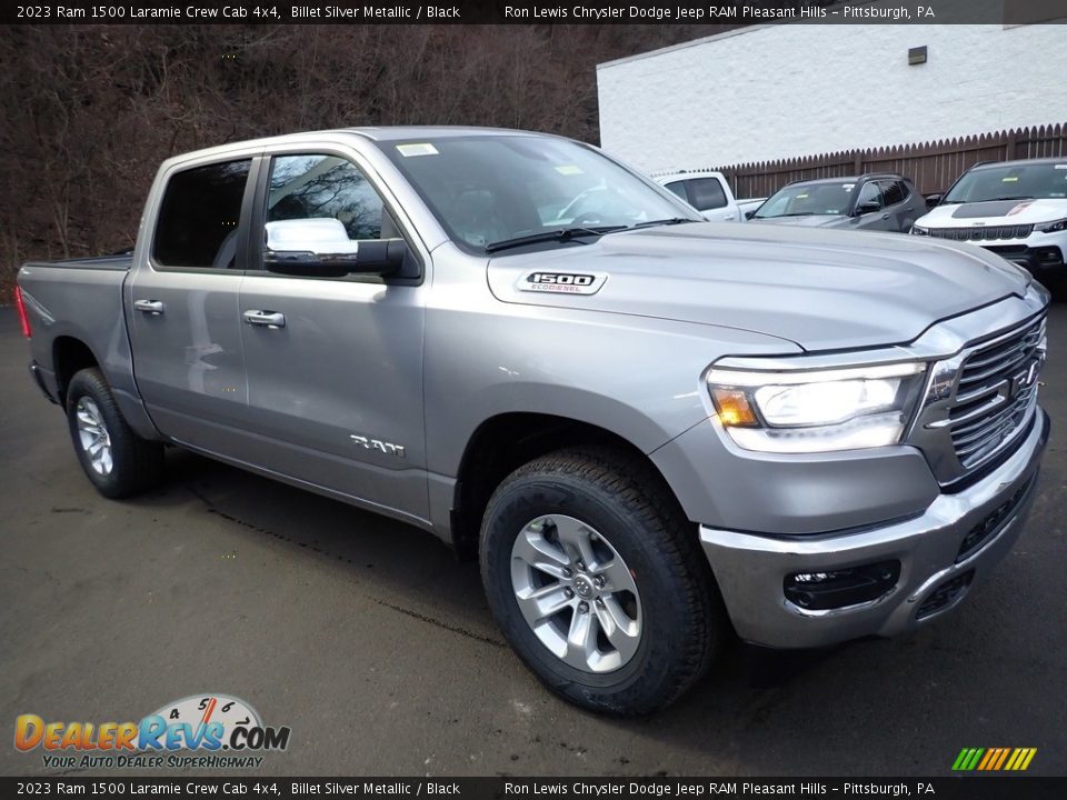 2023 Ram 1500 Laramie Crew Cab 4x4 Billet Silver Metallic / Black Photo #8