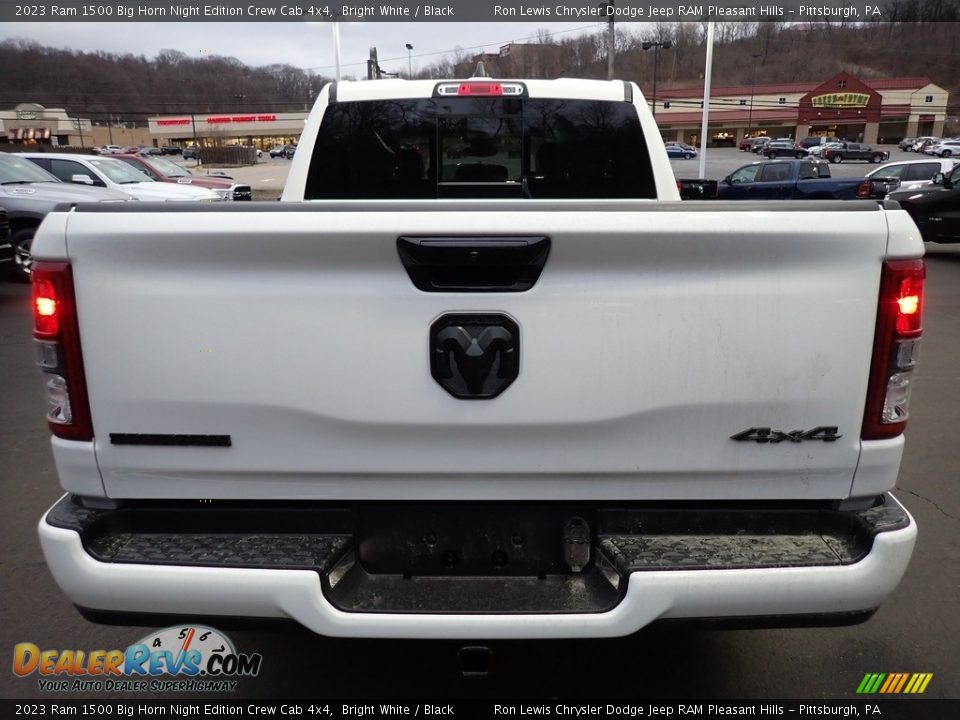 2023 Ram 1500 Big Horn Night Edition Crew Cab 4x4 Bright White / Black Photo #4