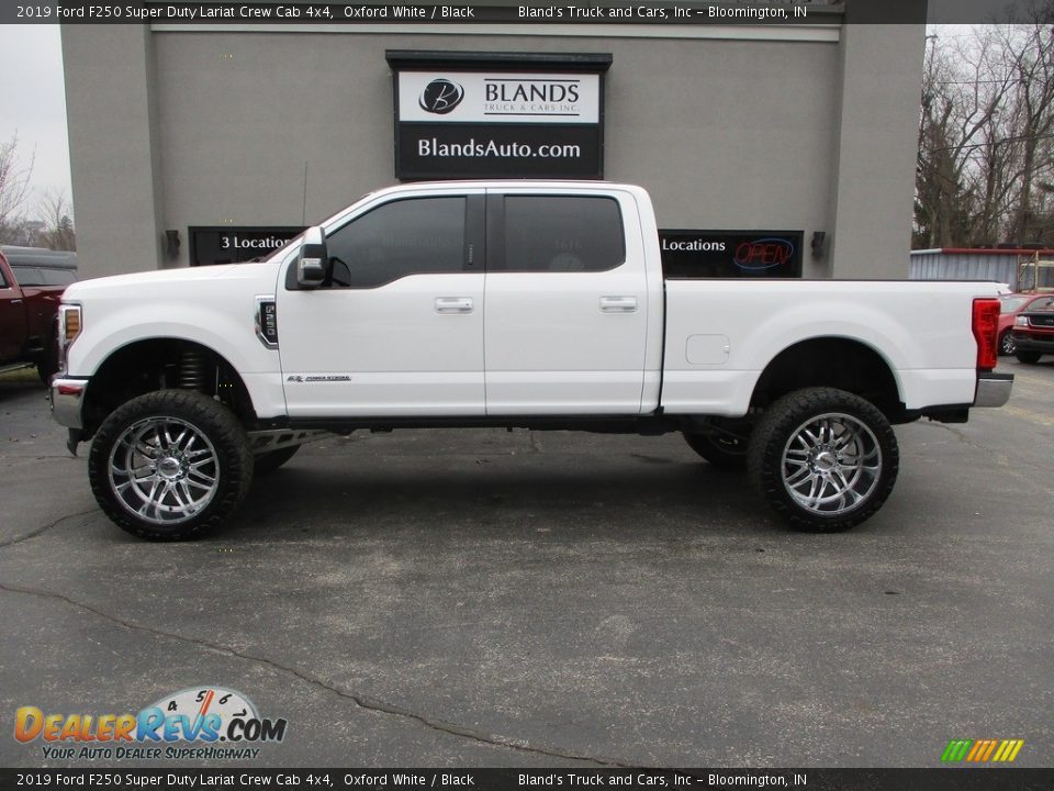 2019 Ford F250 Super Duty Lariat Crew Cab 4x4 Oxford White / Black Photo #1