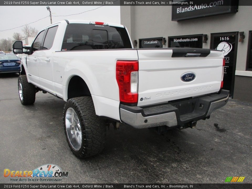 2019 Ford F250 Super Duty Lariat Crew Cab 4x4 Oxford White / Black Photo #3