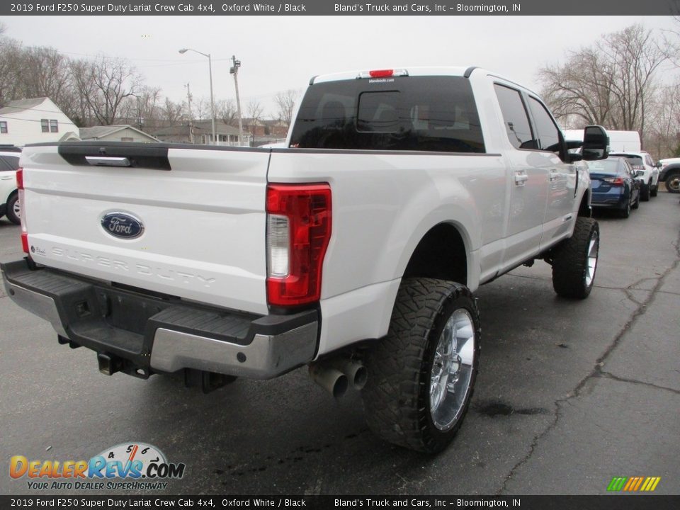 2019 Ford F250 Super Duty Lariat Crew Cab 4x4 Oxford White / Black Photo #4