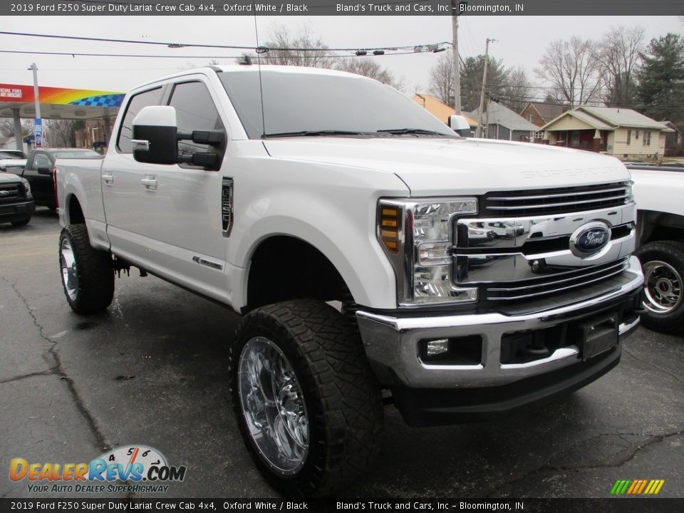 2019 Ford F250 Super Duty Lariat Crew Cab 4x4 Oxford White / Black Photo #5