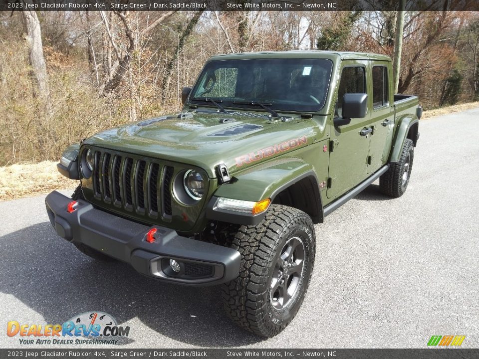 2023 Jeep Gladiator Rubicon 4x4 Sarge Green / Dark Saddle/Black Photo #2