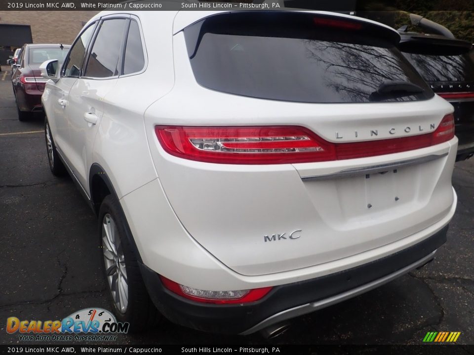 2019 Lincoln MKC AWD White Platinum / Cappuccino Photo #2