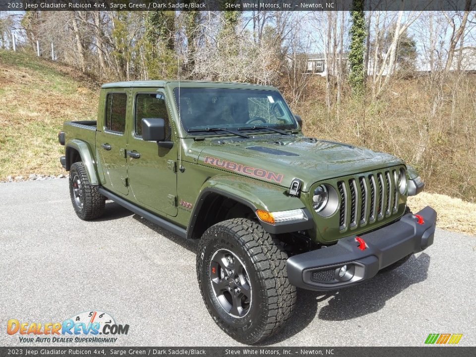 Front 3/4 View of 2023 Jeep Gladiator Rubicon 4x4 Photo #4