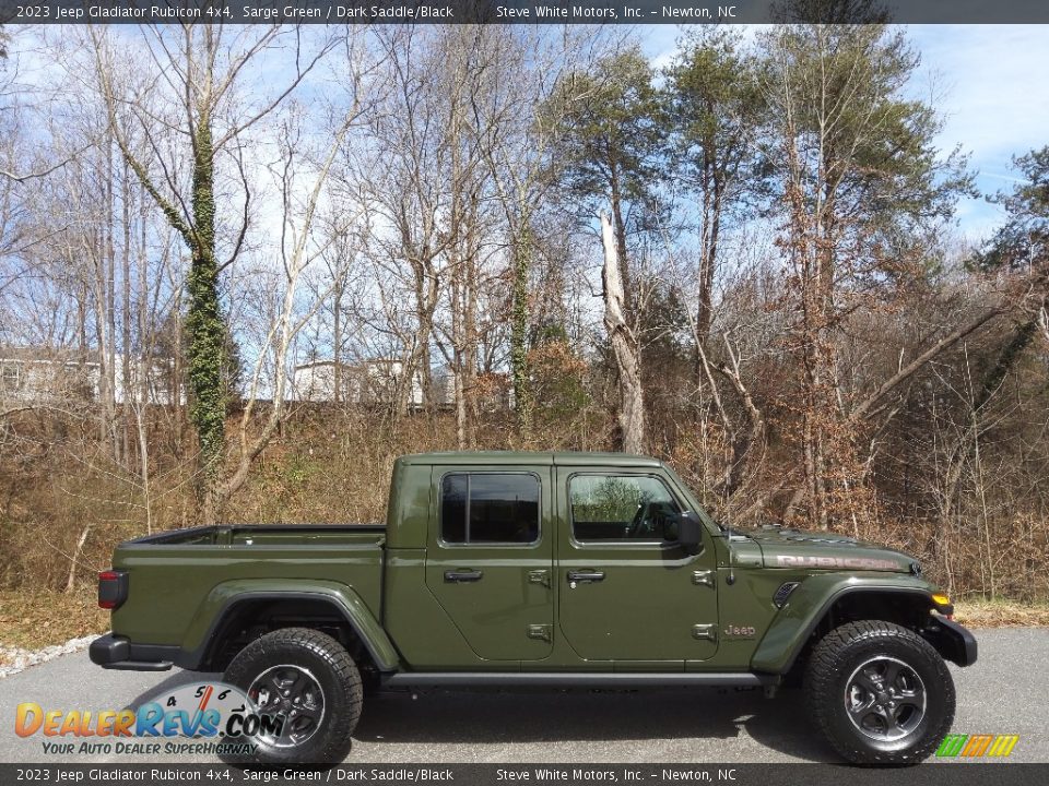 2023 Jeep Gladiator Rubicon 4x4 Sarge Green / Dark Saddle/Black Photo #5