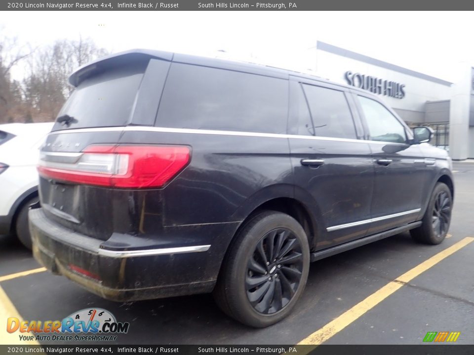 2020 Lincoln Navigator Reserve 4x4 Infinite Black / Russet Photo #3