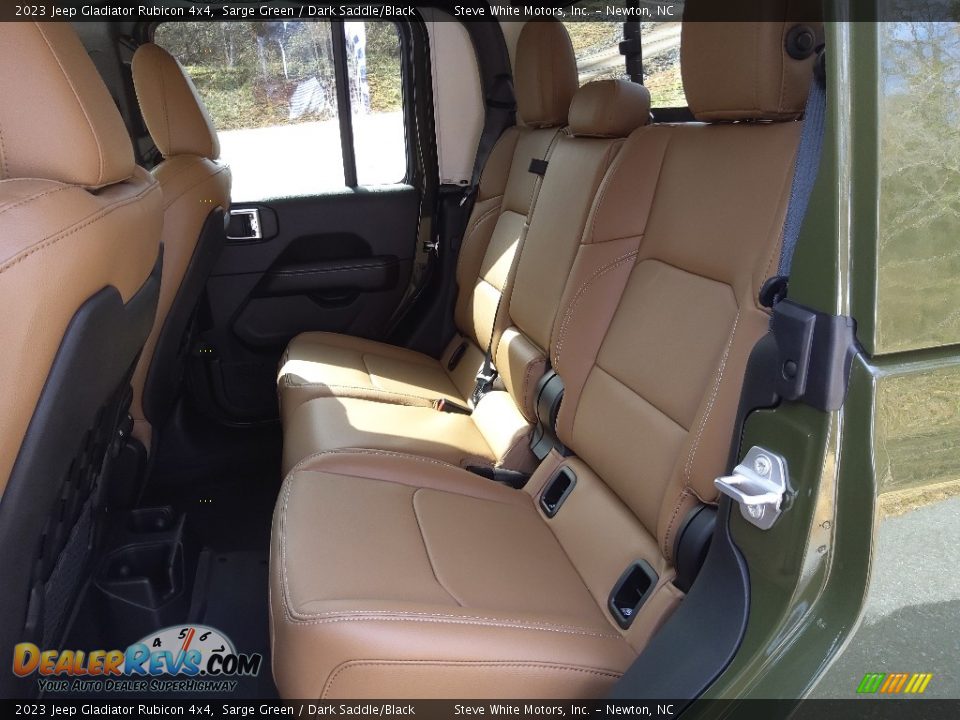 Rear Seat of 2023 Jeep Gladiator Rubicon 4x4 Photo #14