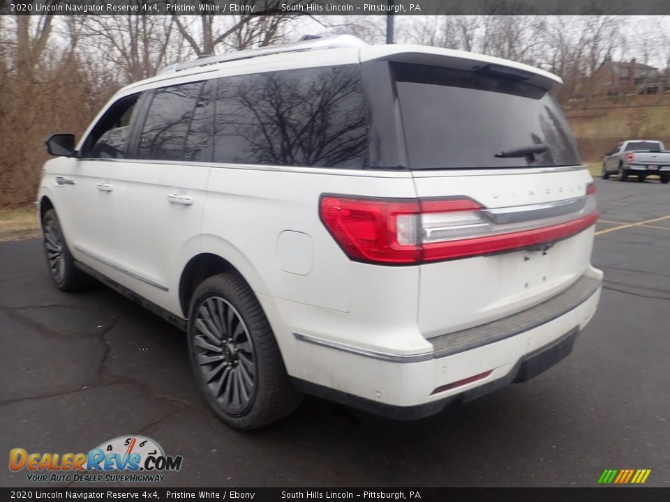 2020 Lincoln Navigator Reserve 4x4 Pristine White / Ebony Photo #2