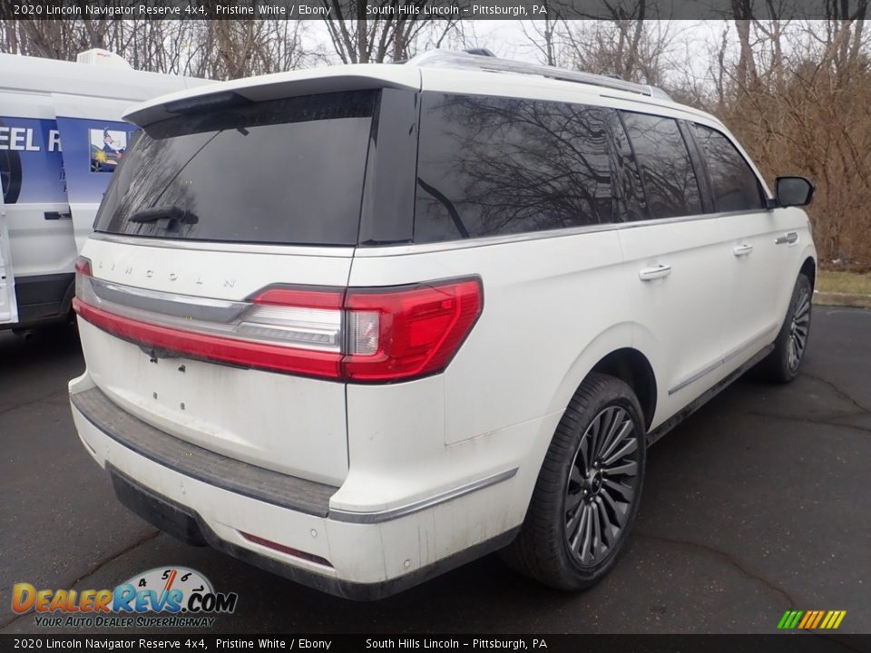 2020 Lincoln Navigator Reserve 4x4 Pristine White / Ebony Photo #4