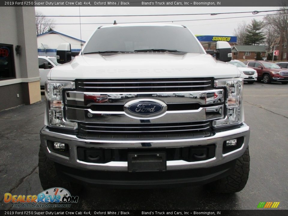 2019 Ford F250 Super Duty Lariat Crew Cab 4x4 Oxford White / Black Photo #30