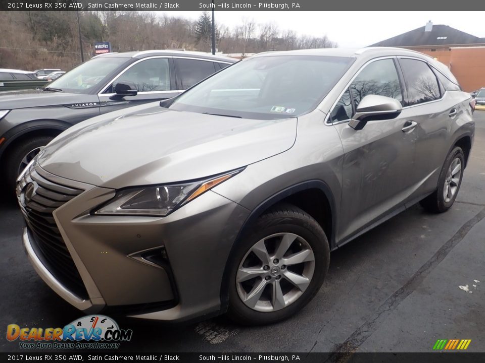 2017 Lexus RX 350 AWD Satin Cashmere Metallic / Black Photo #1