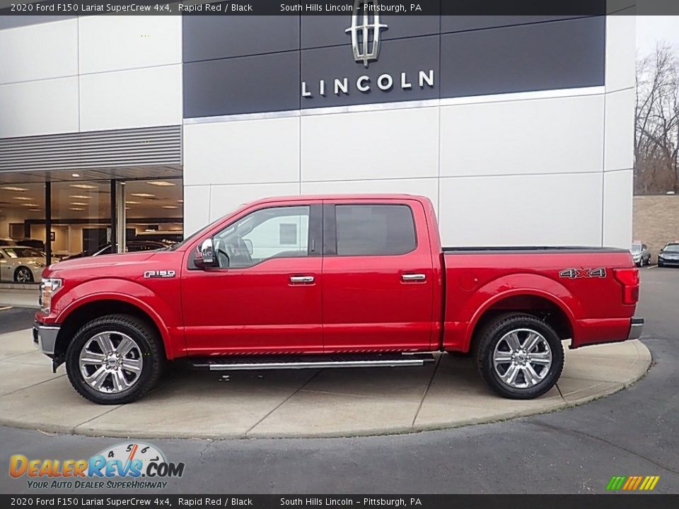 Rapid Red 2020 Ford F150 Lariat SuperCrew 4x4 Photo #2