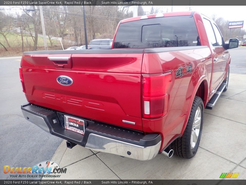 2020 Ford F150 Lariat SuperCrew 4x4 Rapid Red / Black Photo #5