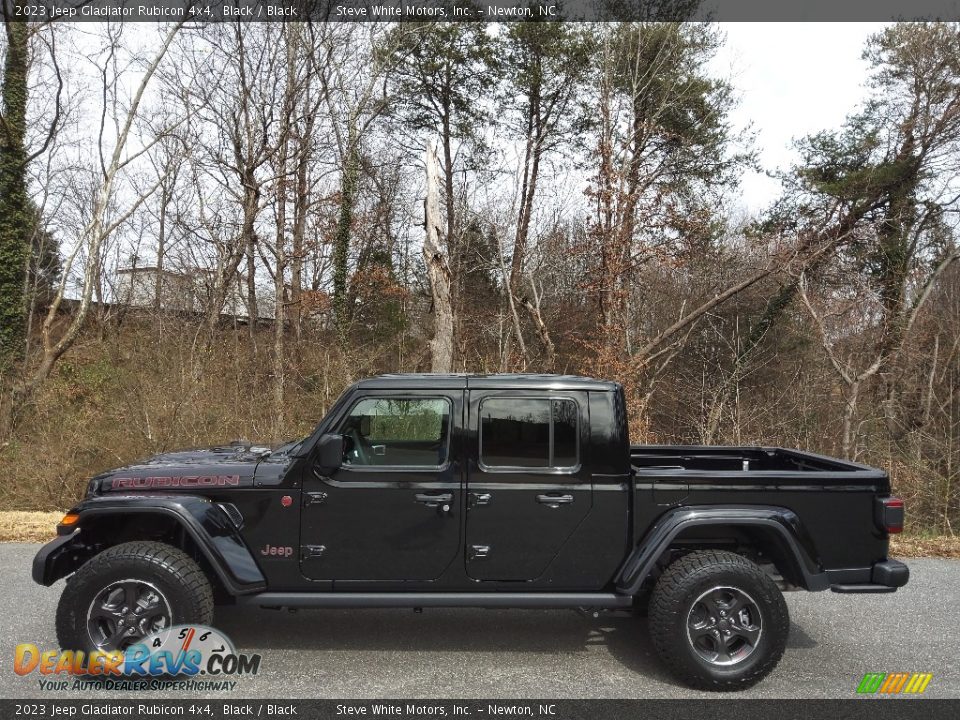 Black 2023 Jeep Gladiator Rubicon 4x4 Photo #1