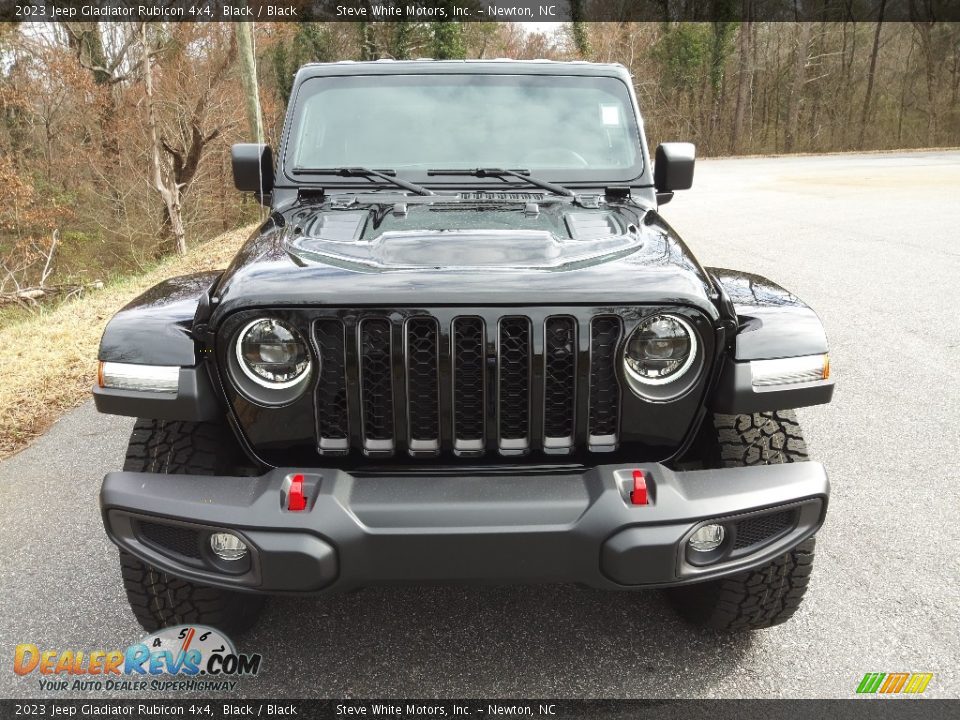2023 Jeep Gladiator Rubicon 4x4 Black / Black Photo #3