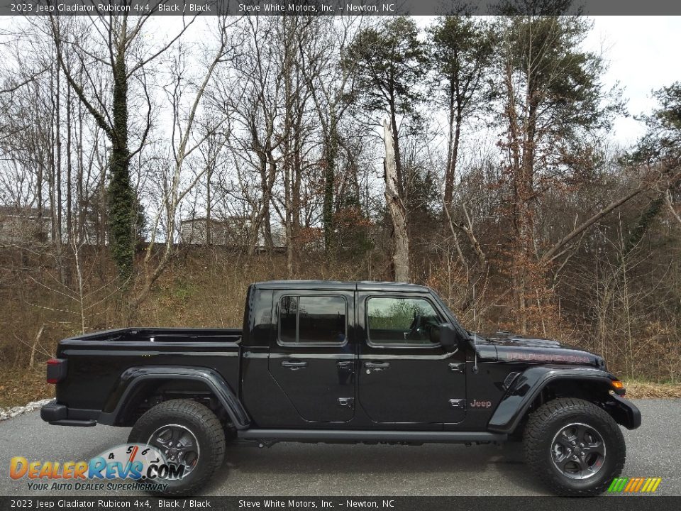 Black 2023 Jeep Gladiator Rubicon 4x4 Photo #5