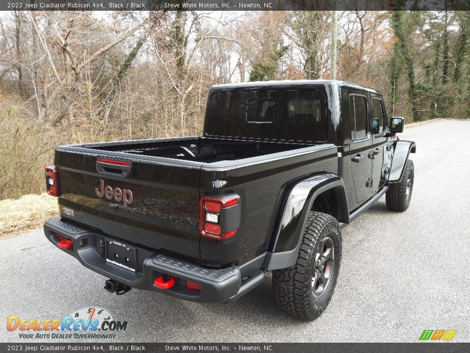 2023 Jeep Gladiator Rubicon 4x4 Black / Black Photo #6