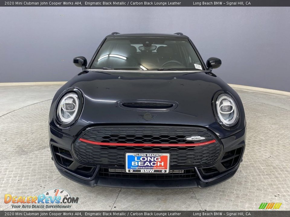 2020 Mini Clubman John Cooper Works All4 Enigmatic Black Metallic / Carbon Black Lounge Leather Photo #2