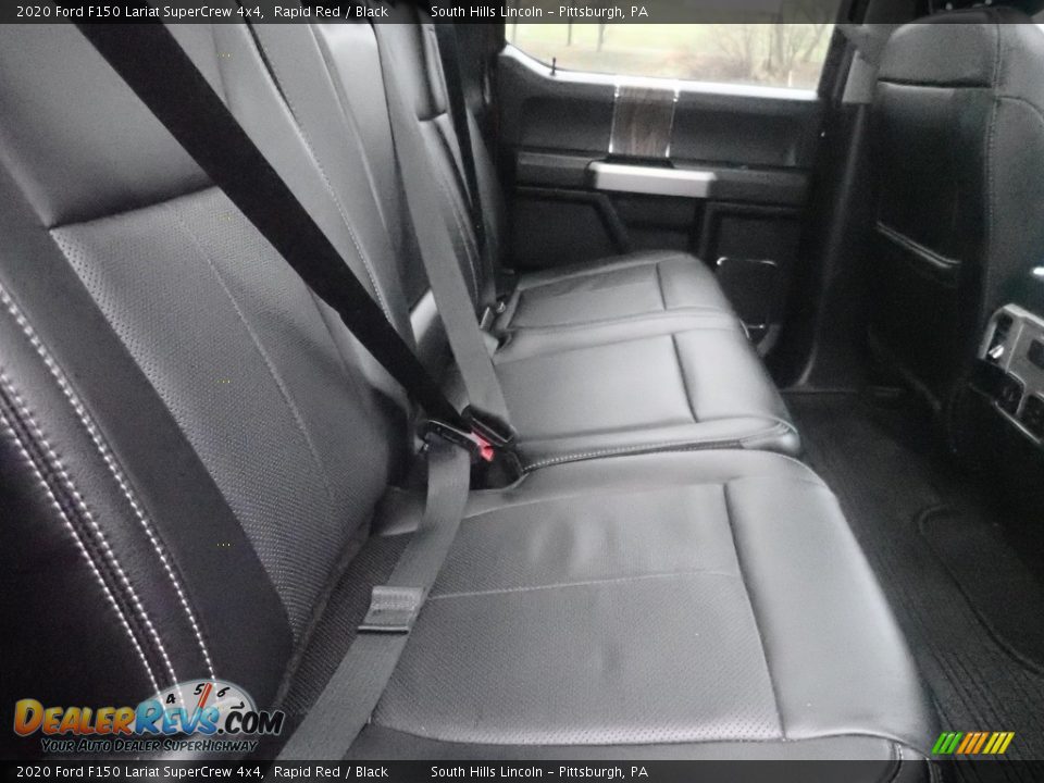 Rear Seat of 2020 Ford F150 Lariat SuperCrew 4x4 Photo #13
